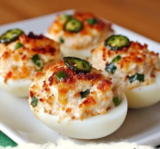 Jalapeño Popper Deviled Eggs