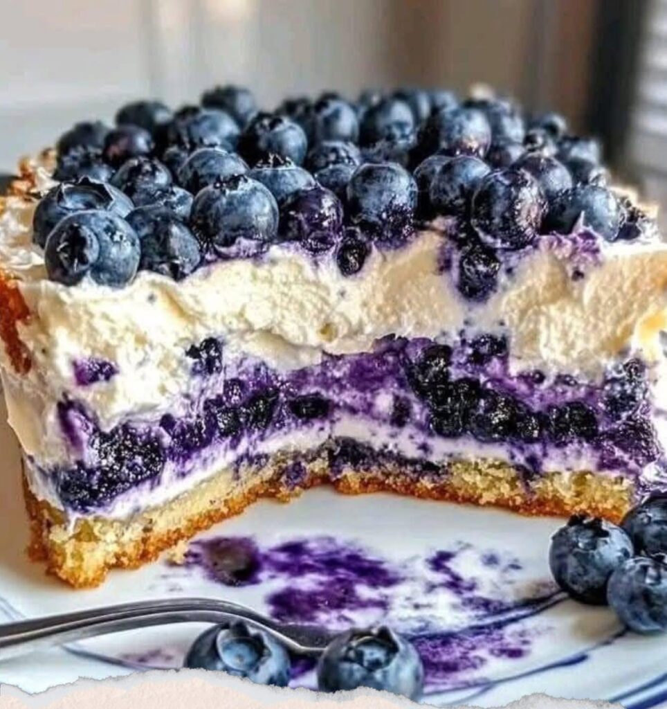 Nova Scotia Blueberry Cream Cake