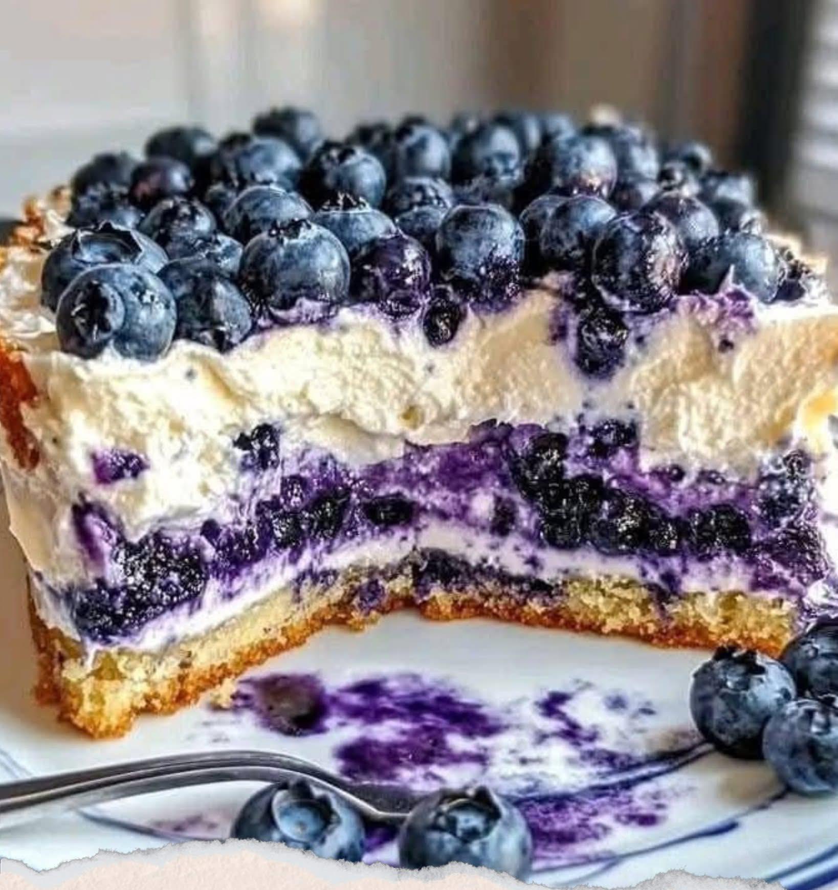 Nova Scotia Blueberry Cream Cake