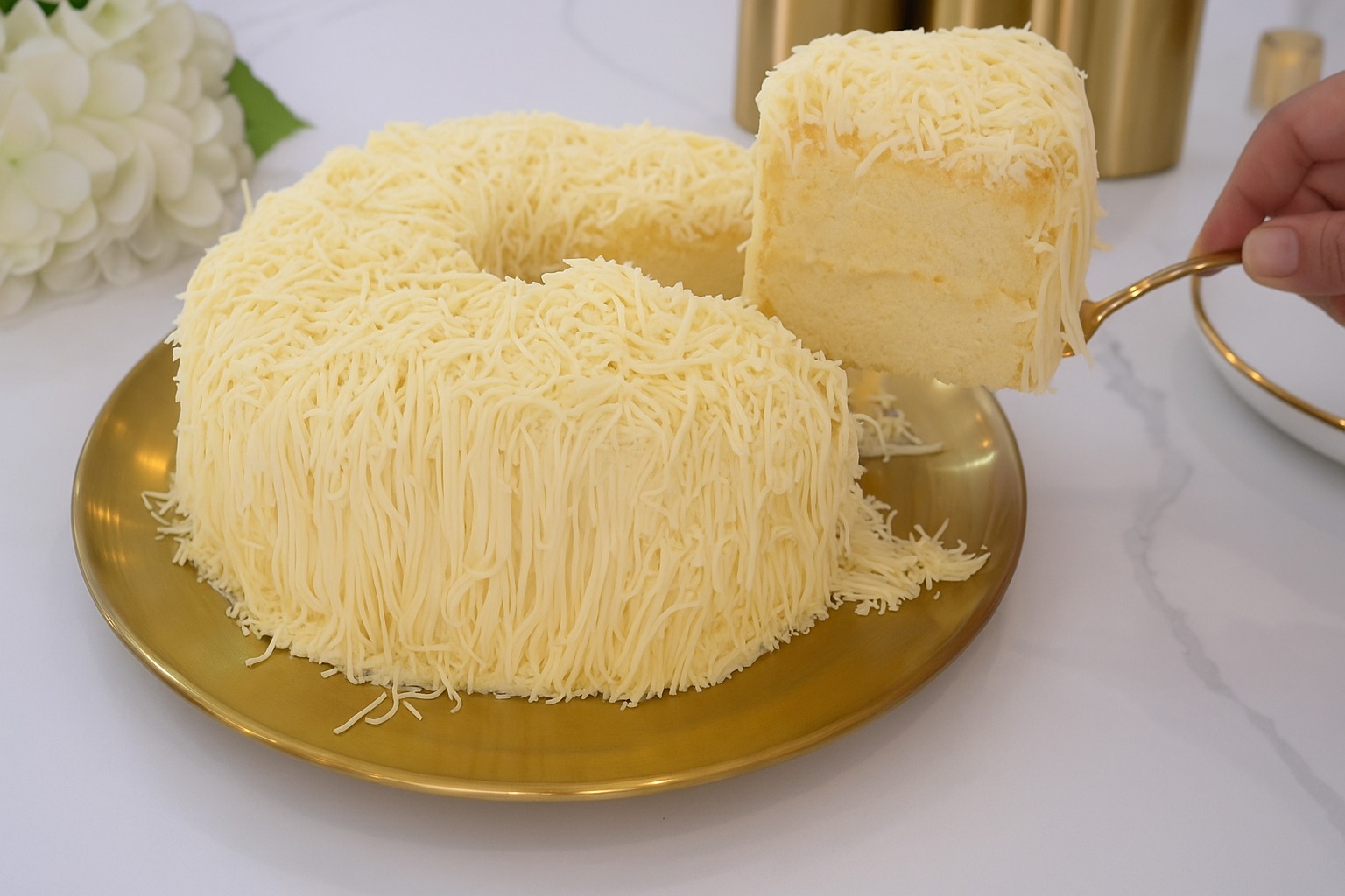 Filipino Chiffon Cheesecake
