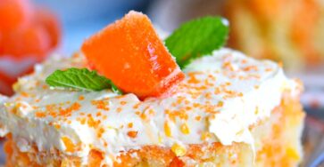 Orange Creamsicle Cake