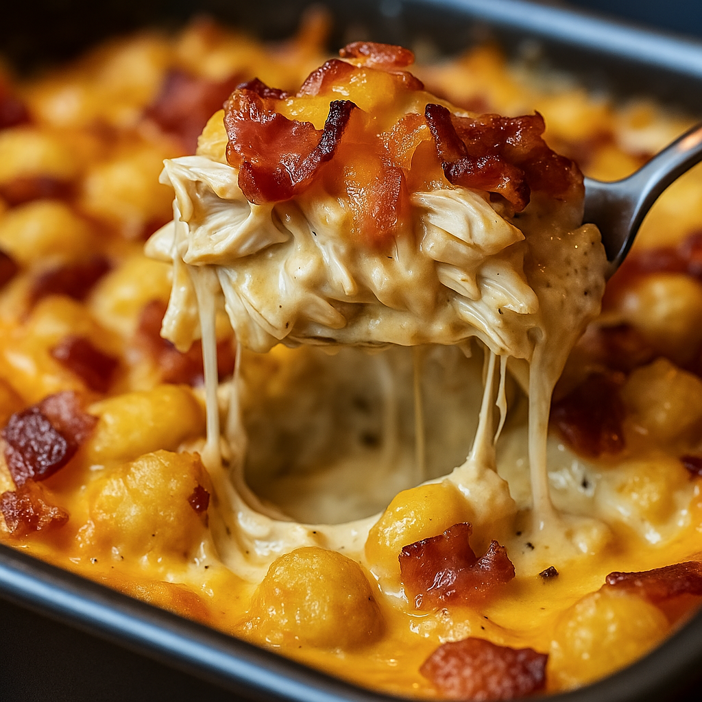 Chicken Bacon Crunch Casserole
