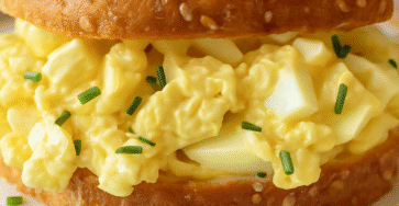 Creamy Egg Salad Sandwich with Chives