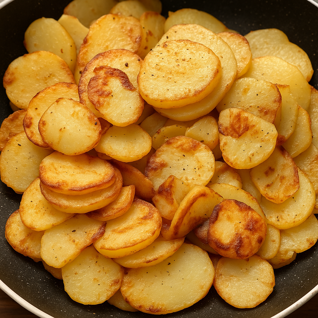 Crispy Fried Potatoes and Onions Recipe