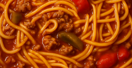 Grandma’s Best Skillet Spaghetti