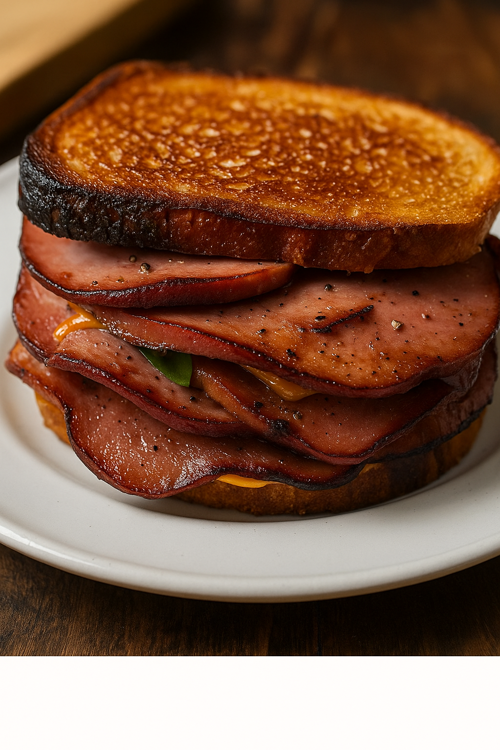 Fried Bologna Sandwich