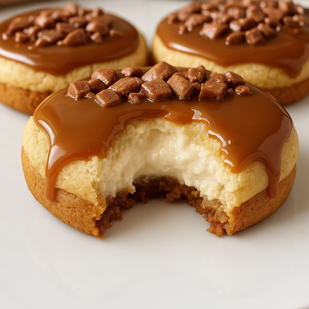Caramel Cheesecake Cookies
