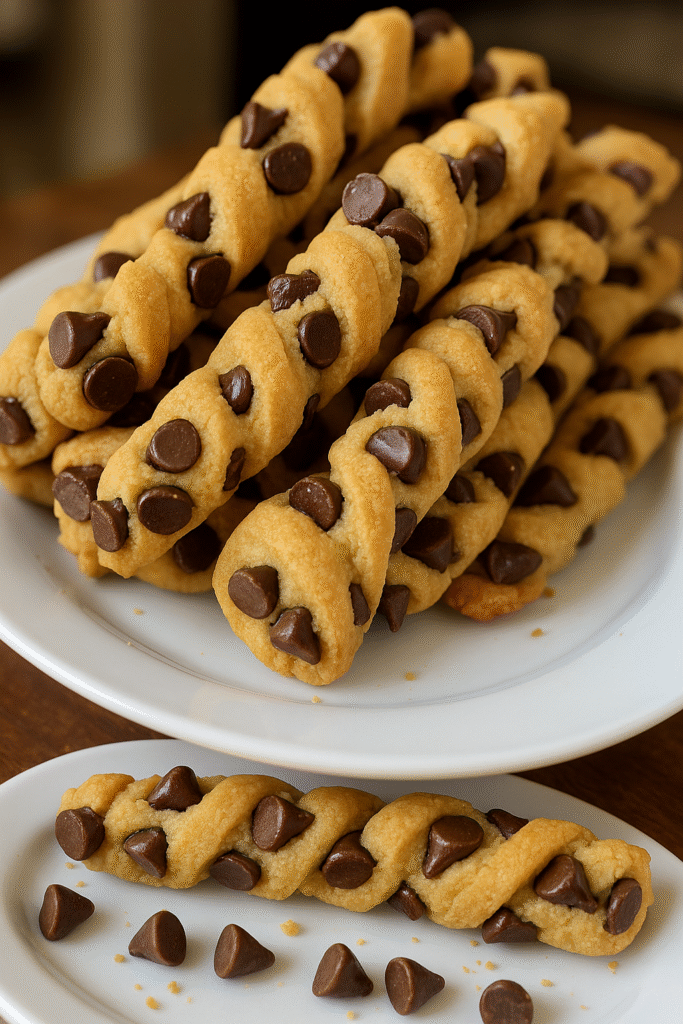  Chocolate Chip Cookie Dough Twists Recipe