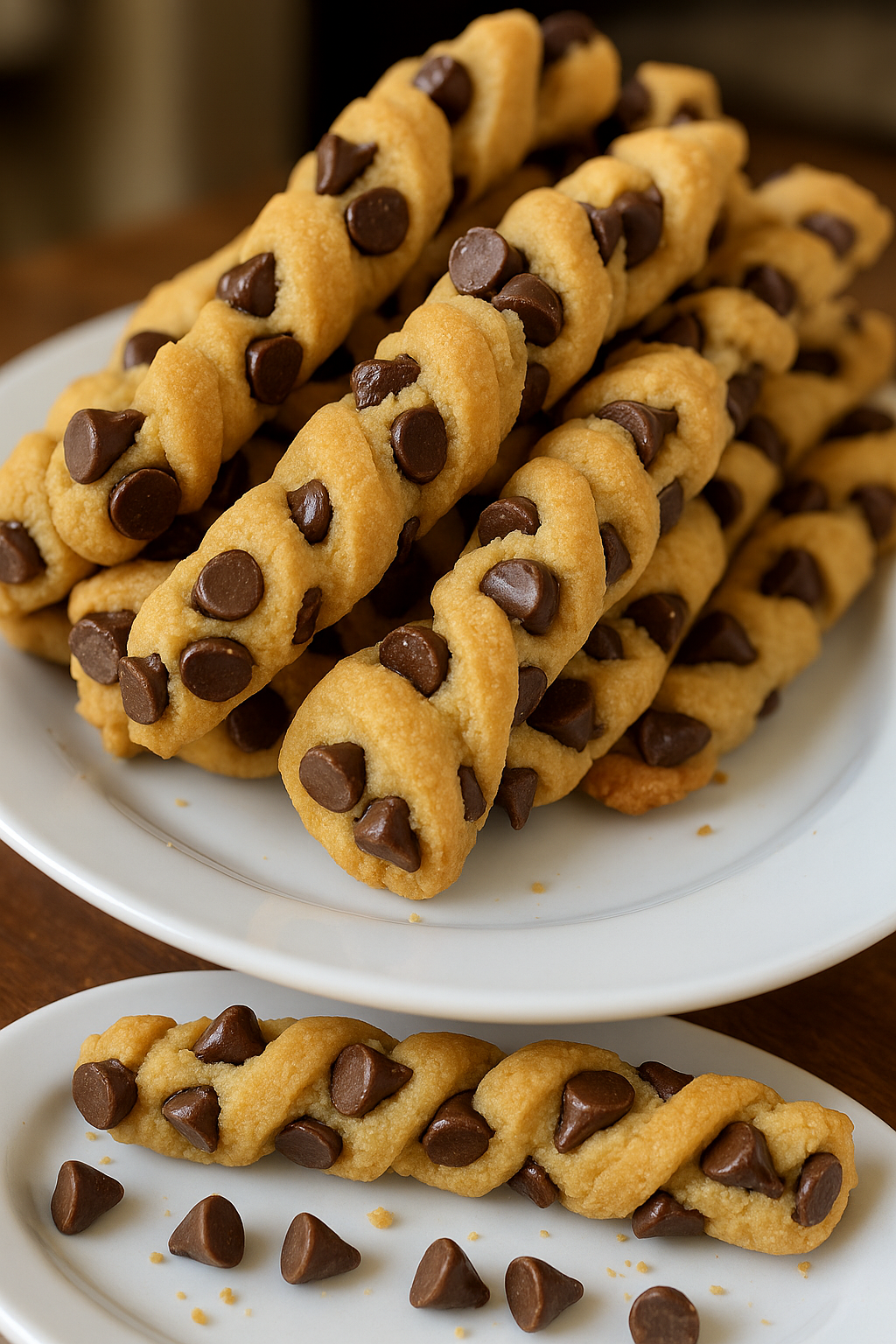  Chocolate Chip Cookie Dough Twists Recipe