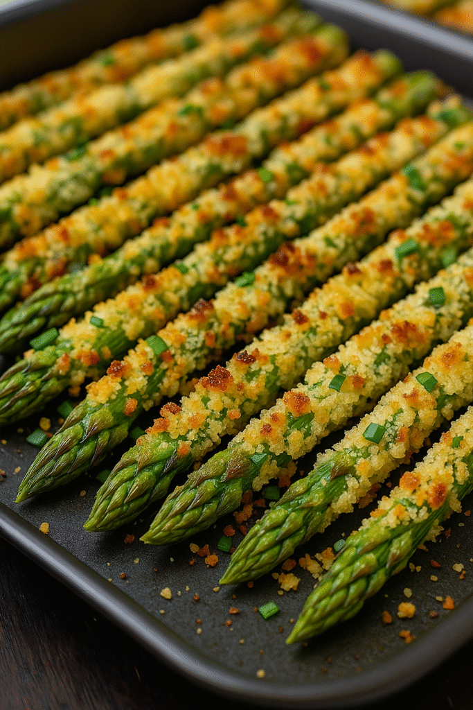 Crispy Parmesan Asparagus Sticks Recipe