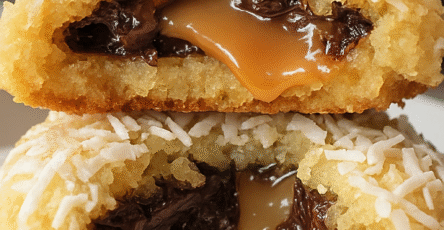 Stuffed Samoa Cookies