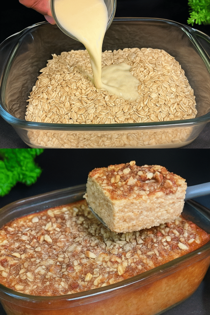 Baked Oatmeal with Almonds