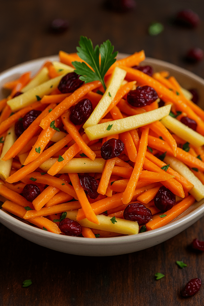Refreshing Apple Cranberry Carrot Salad