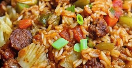 Cajun Cabbage Jambalaya Recipe