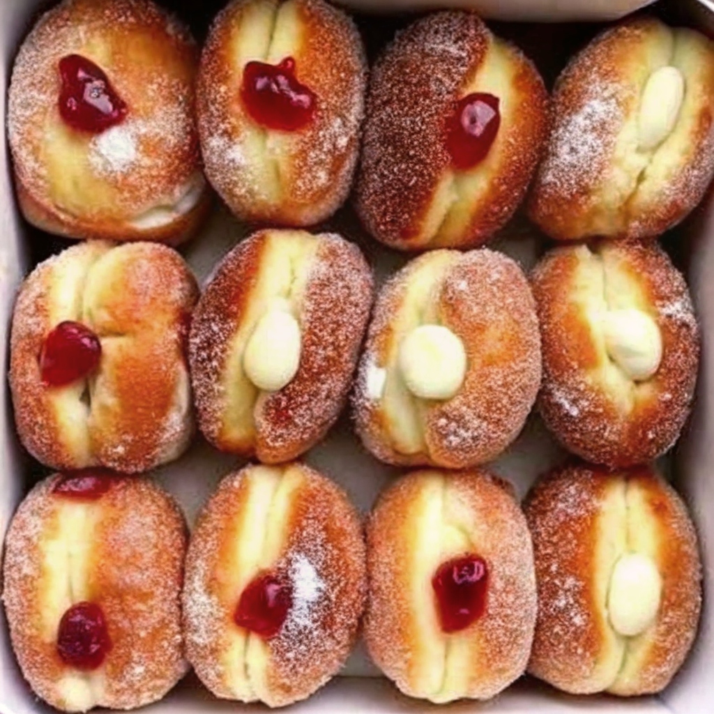 Homemade Filled Doughnuts