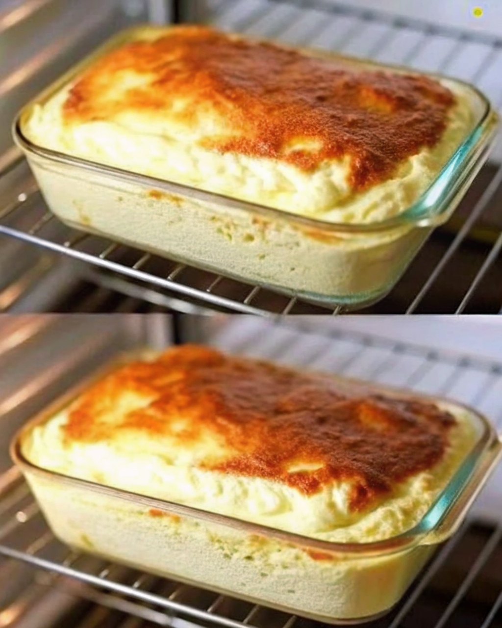 Magic Vanilla Custard Cake