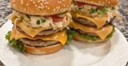 Homemade Big Mac Style Burgers