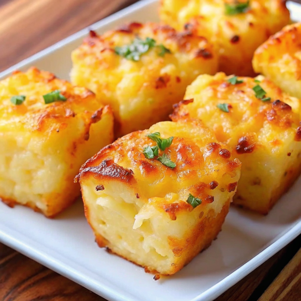 Cheesy Mashed Potato Muffins