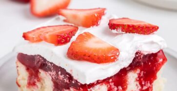 Strawberry Shortcake Poke Cake