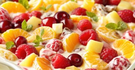 Frozen Creamy Fruit Salad