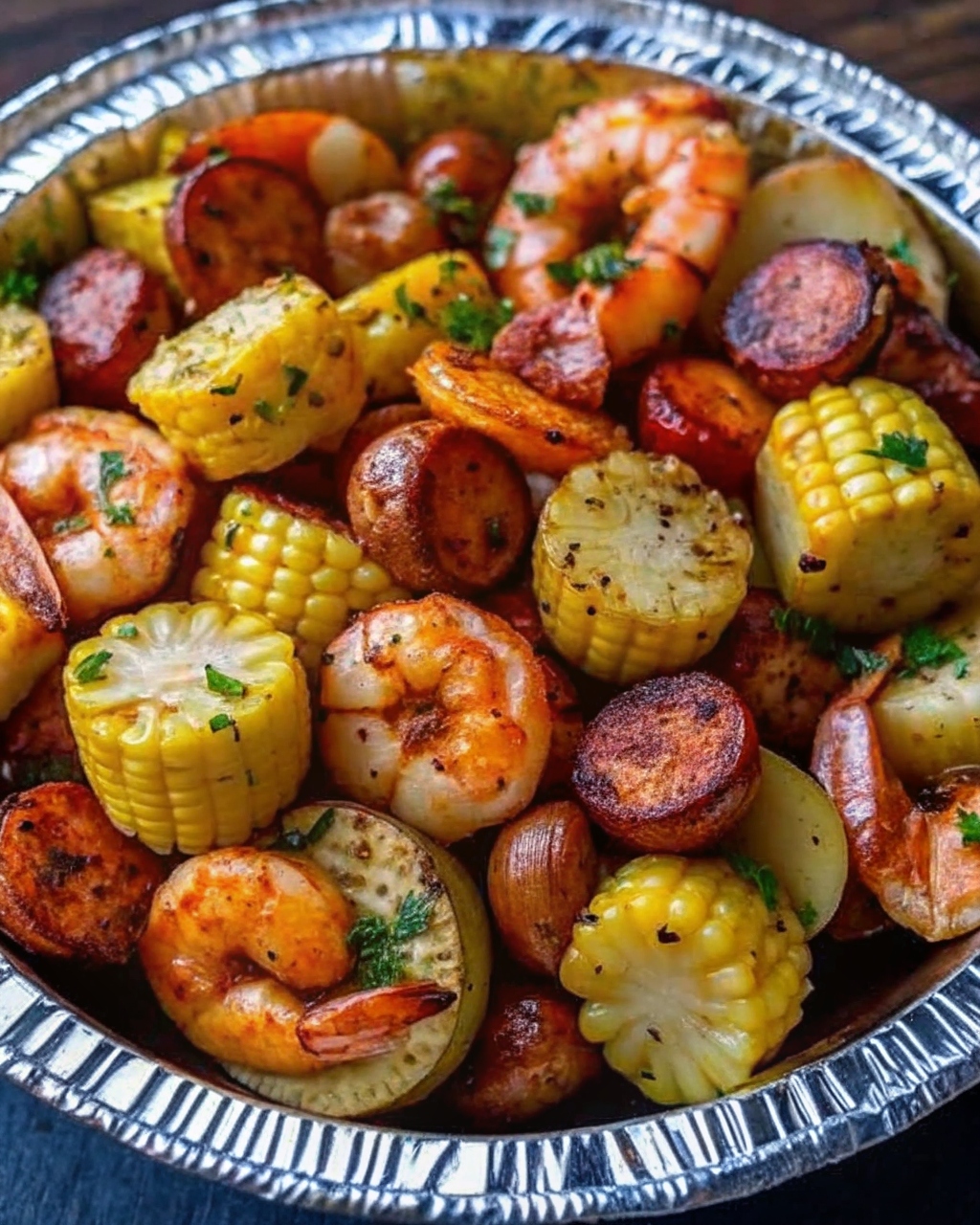 Shrimp Corn Potatoes and Smoked