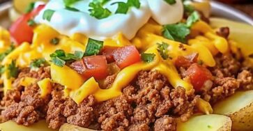 Cheesy Taco Potatoes