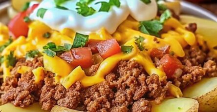 Cheesy Taco Potatoes