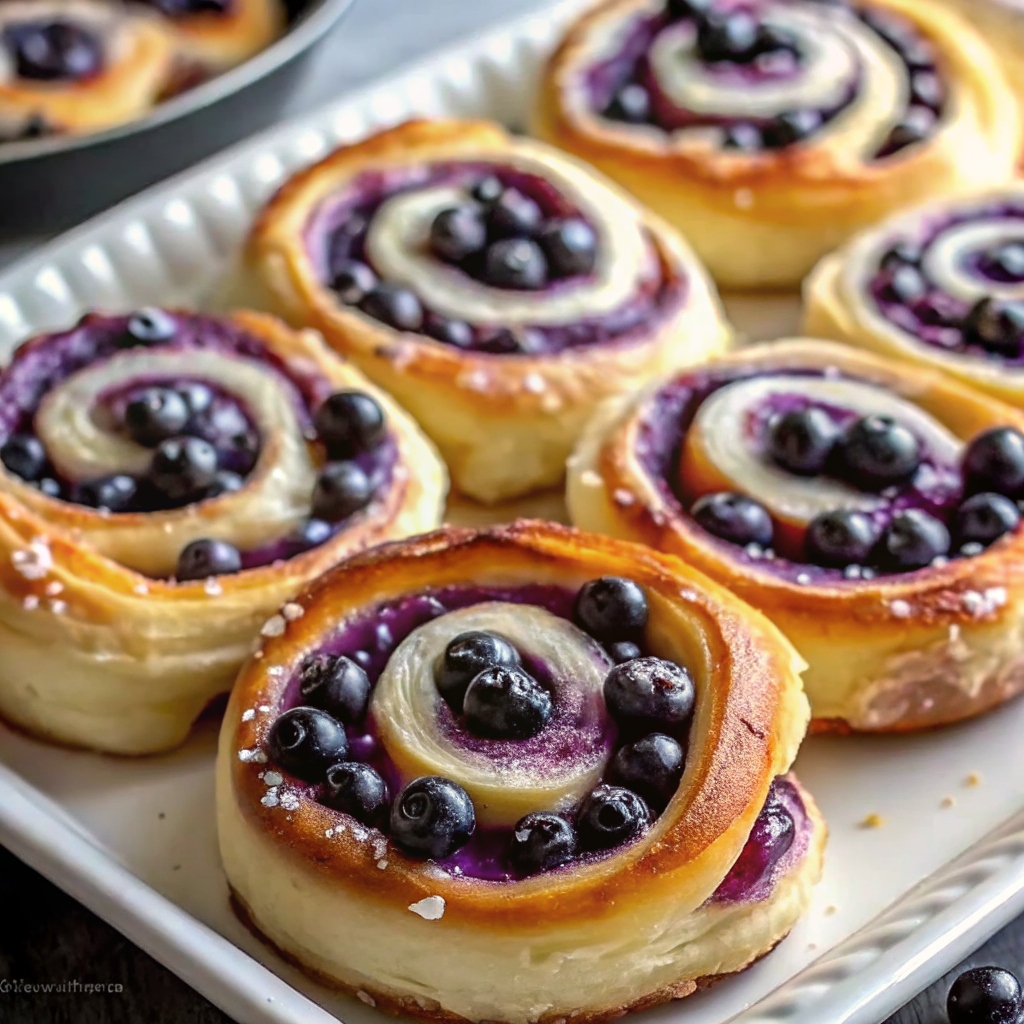 Blueberry Cheesecake Rolls