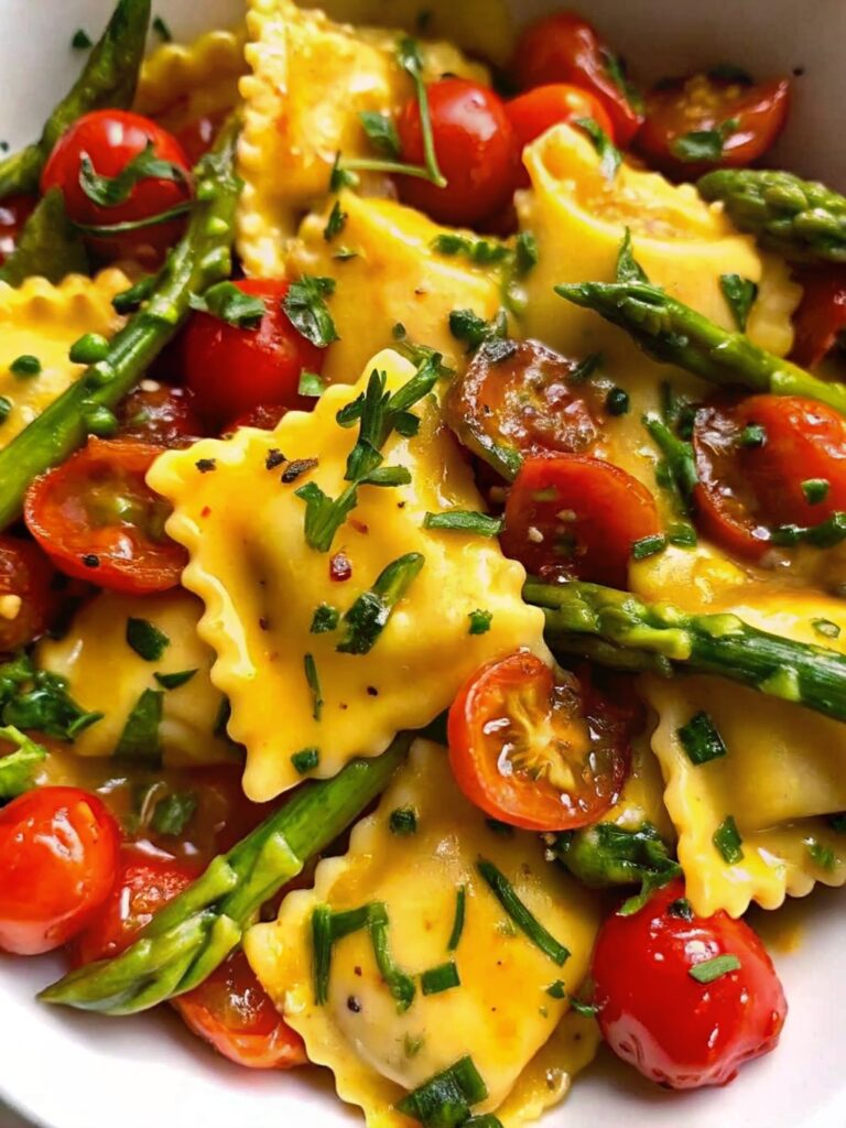 Ravioli with Tomatoes