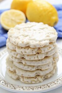 Soft Lemon Oatmeal Cookies