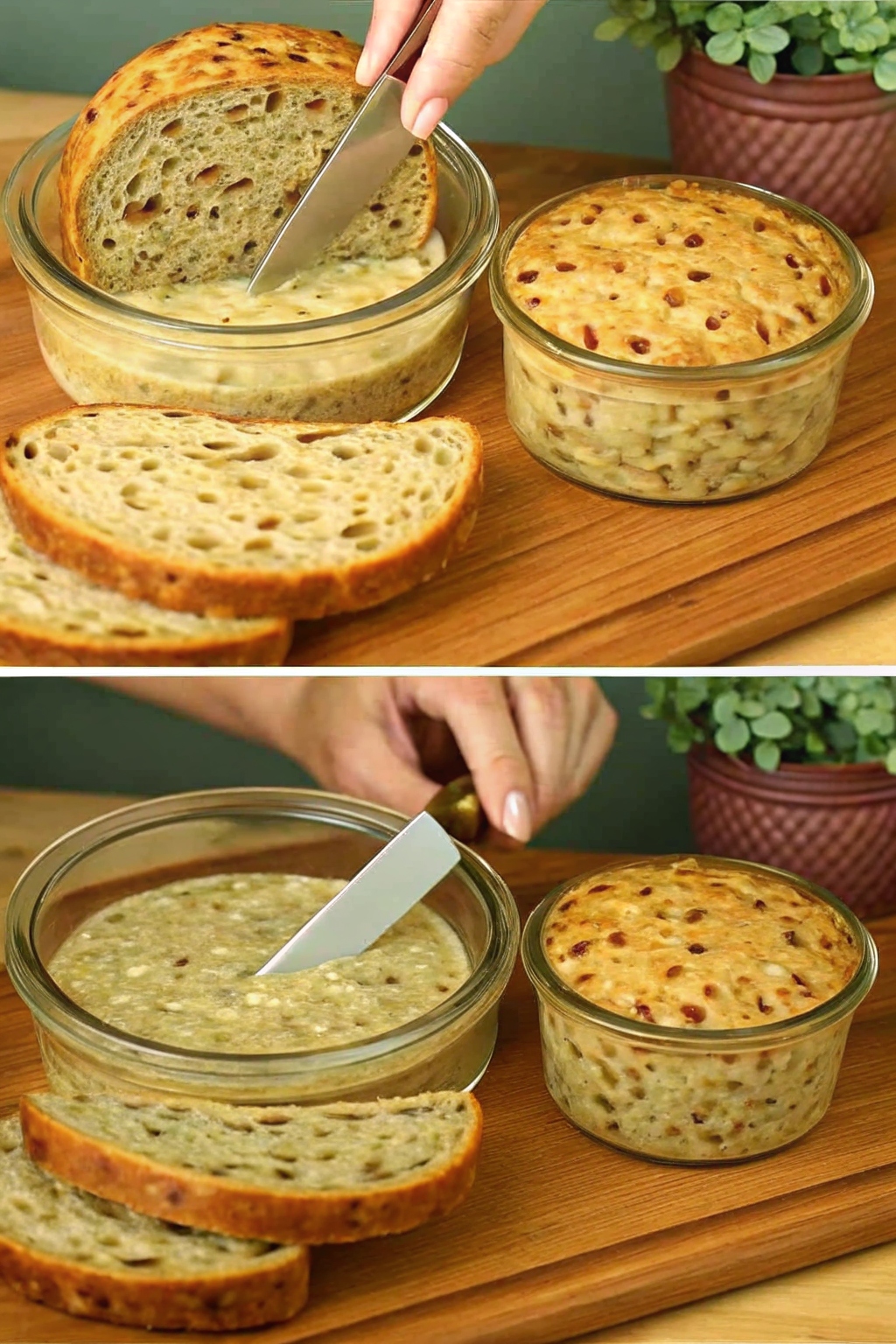 Fluffy Low-Carb Seed Bread in a Jar