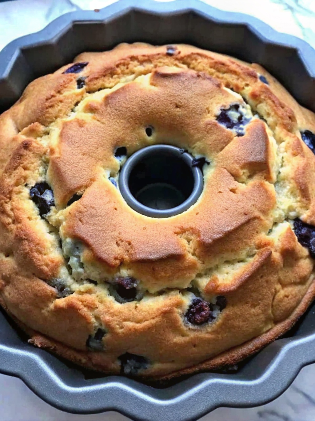 Sour Cream Blueberry Coffee Cake