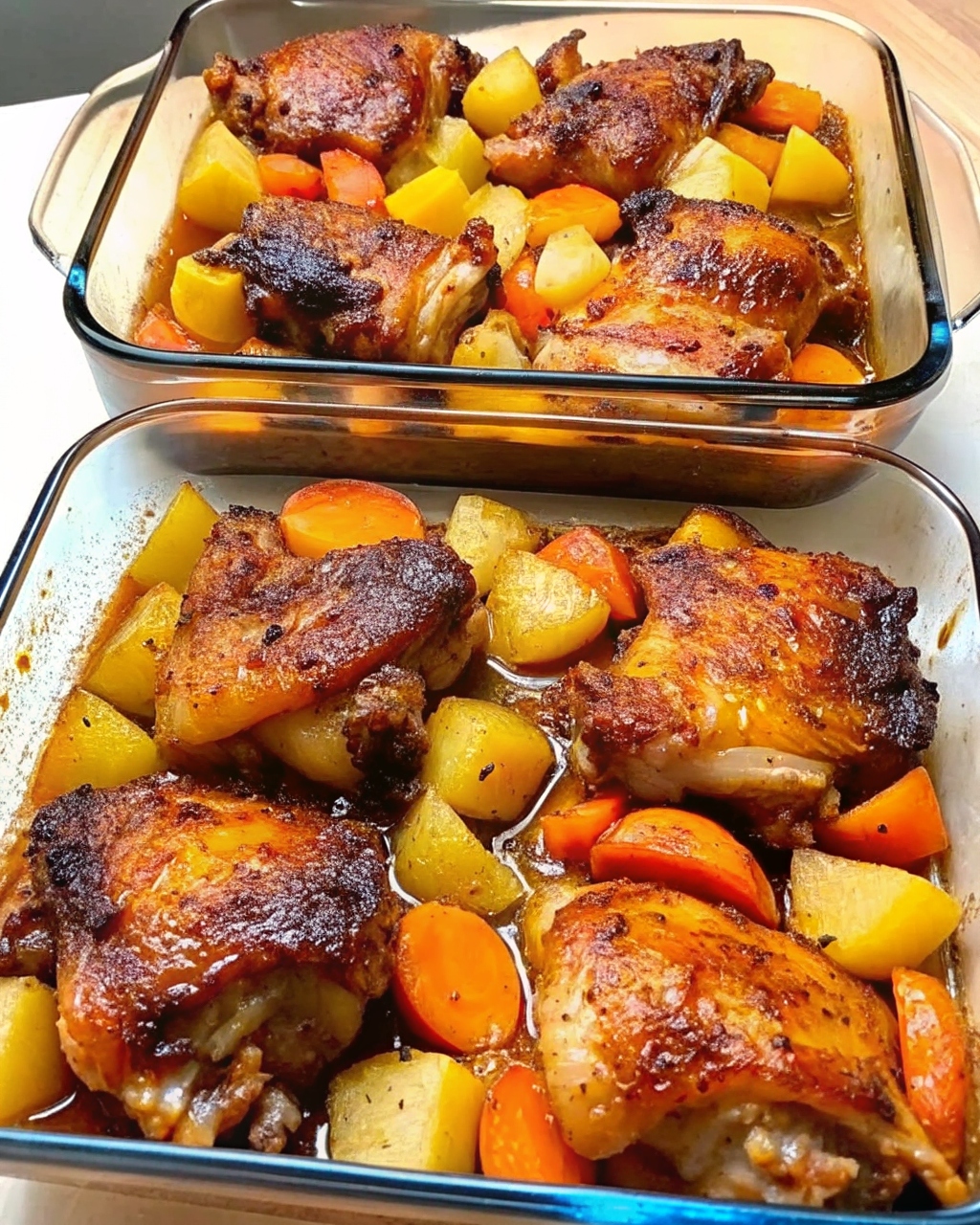 Chicken Thighs & Potatoes Delight