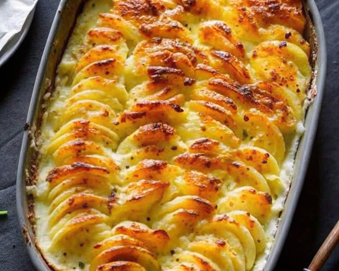 Classic Creamy Potato Gratin Recipe