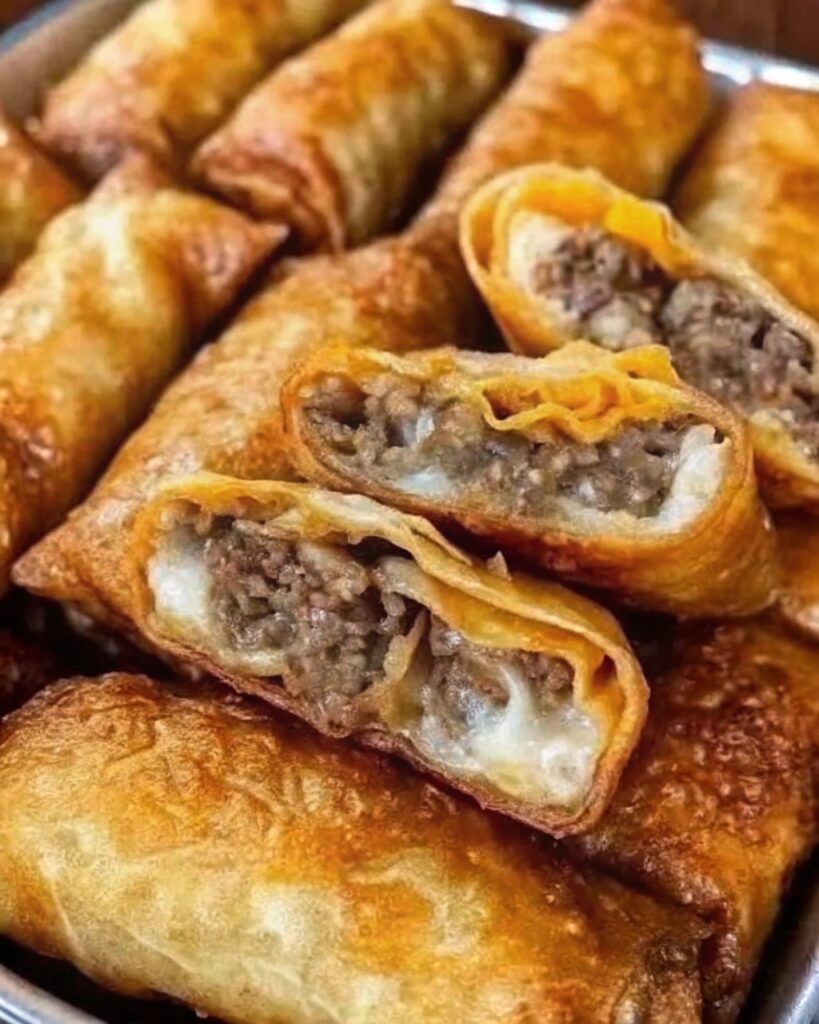 Philly Cheesesteak Egg Rolls