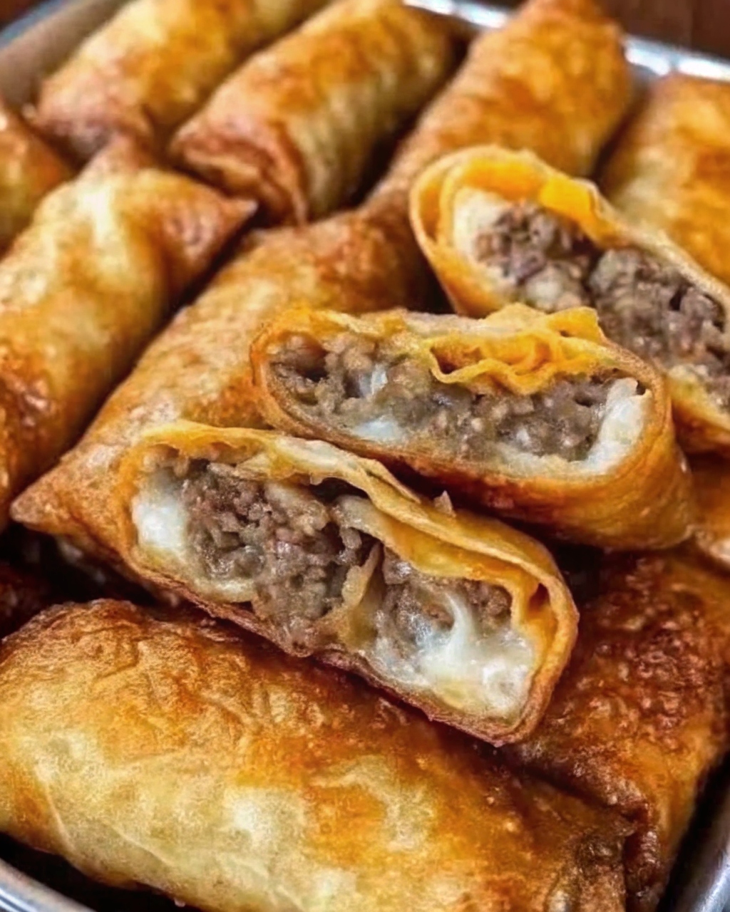 Philly Cheesesteak Egg Rolls