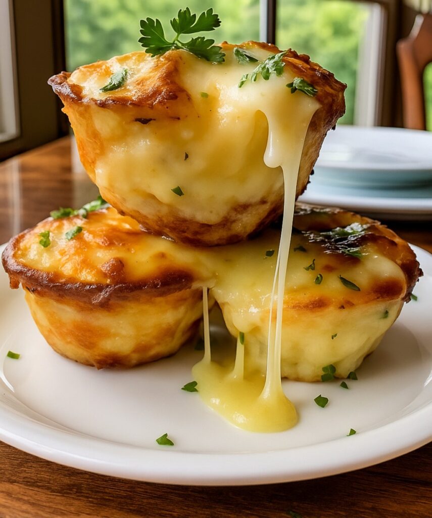 Cheesy Mashed Potato Puffs