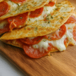 Pepperoni Pizza Quesadillas