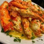 Buttery Garlic Herb King Crab Legs Recipe