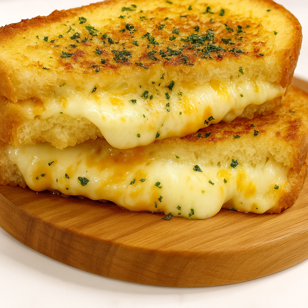 Garlic Bread Grilled Cheese