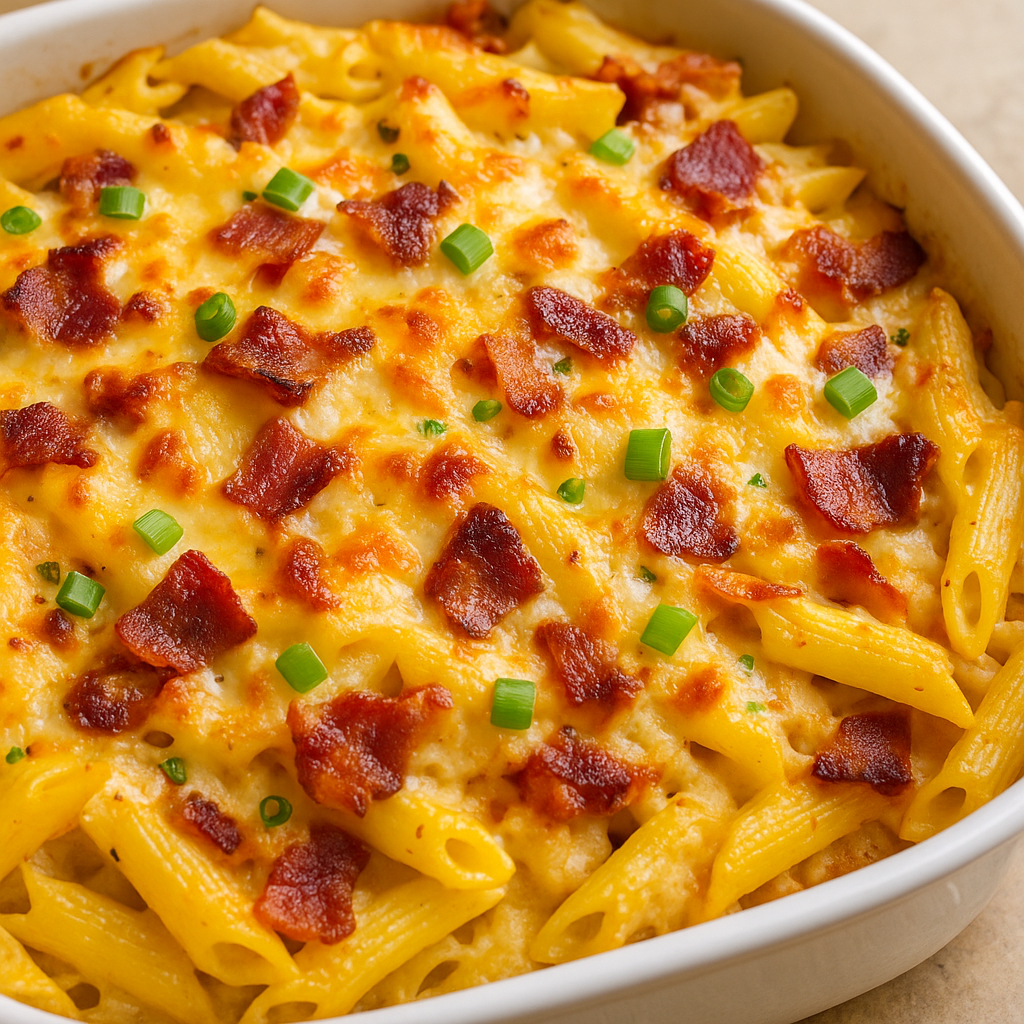 Crack Chicken Pasta Bake
