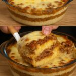 Cheesy Mashed Potato & Meat Casserole