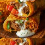 Crispy Nacho Egg Rolls