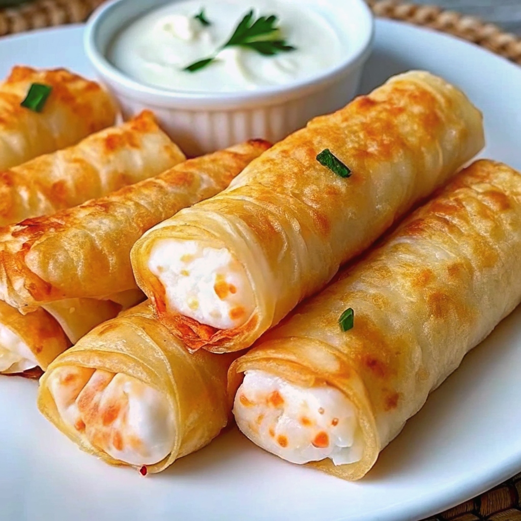 Crispy Garlic Shrimp Cigars