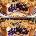 Sherry’s Blueberry Cream Cheese Crumb Cake