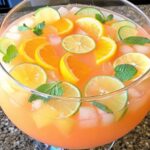 Summer Tropical Pineapple Lemonade Punch