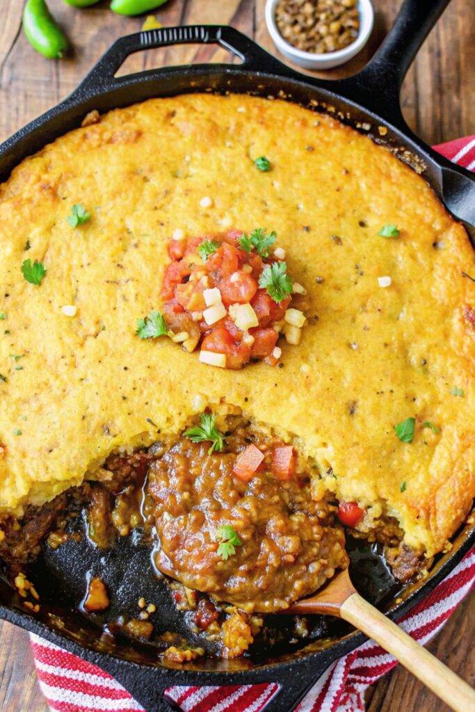 Cowboy Cornbread Casserole