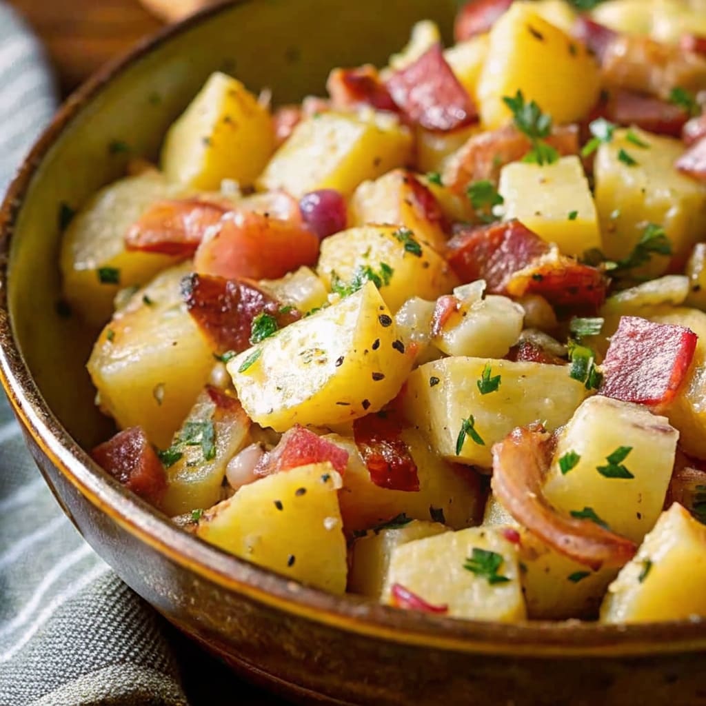 Slow Cooker German Potato Salad