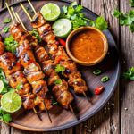 Grilled Thai Coconut Chicken Skewers