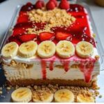 Strawberry Crunch Cheesecake & Banana Pudding Cheesecake